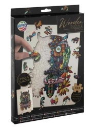 Puzzle drewniane obrazek Sowa - Moxy