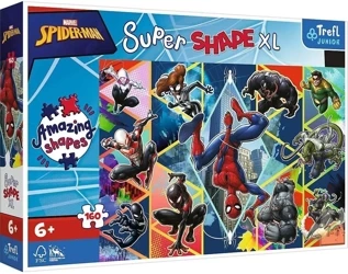 Puzzle 160 Super Shape XL Dołącz do Spidermana - Trefl