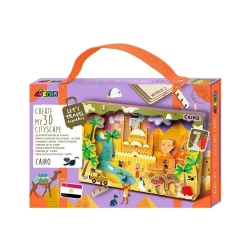 Stwórz pejzaż miejski Kair - puzzle drewniane 3D - Avenir