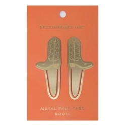 Zakładki do książek metalowe Boots 2szt - Designworks Ink