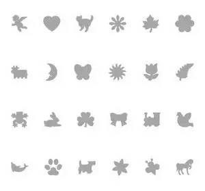 Dziurkacz ozdobny (24szt) - Dalprint dpCraft