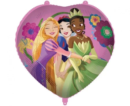 Balon foliowy 46cm Serce Princess Live Your Story - Godan