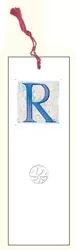 Zakładka do książki z anagramem Litera R - DaVinci