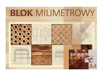 Blok milimetrowy A4 Kreska