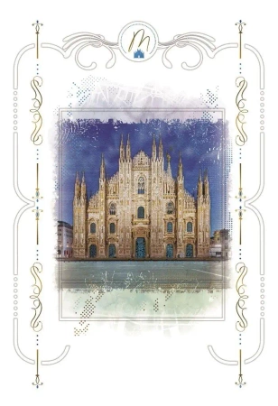 Karnet 12x18cm + koperta Katedra Duomo Mediolan - DaVinci