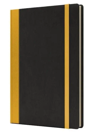 Notatnik A5 Pro M+ kropki czarny/żółty - Like U