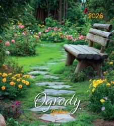 Kalendarz 2026 ścienny 32x32cm Ogrody - AVANTI