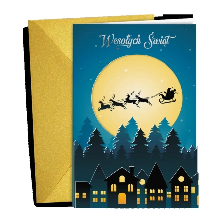 Karnet Boże Narodzenie - Polkart