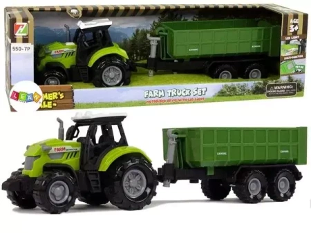 Trakor z przyczepą - Leantoys