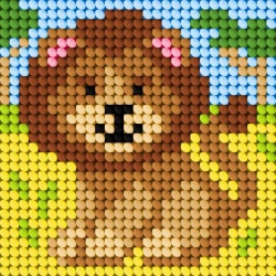 Haft. Moje pierwsze wyszywanie - Lew - Anex-bis