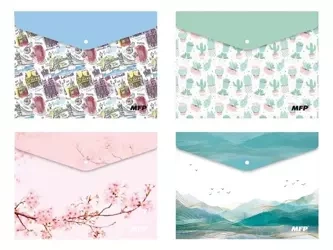 Teczka kopertowa na zatrzask M A5 PP dziecięcy mix - MFP