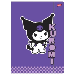 Teczka z gumką A4 300 g/m2. Kuromi Black