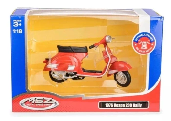 MSZ 1:18 1976 Vespa 200 Rally/67709/red - Daffi