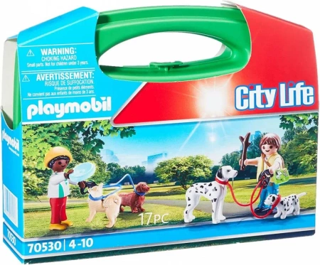 Zestaw City Life 70530 Skrzyneczka Spacer z psami - Playmobil