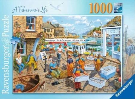 Puzzle 1000 Życie rybaka - Ravensburger