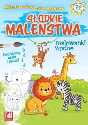 Słodkie maleństwa. Malowanki wodne - praca zbiorowa