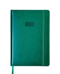 Kalendarz 2026 A5 LUX tygodniowy zielony V1 K-A5T L - AVANTI