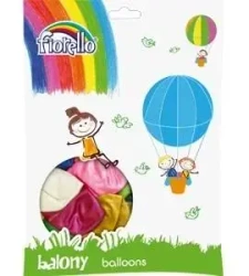 Balony metalizowane mix (100szt) FIORELLO