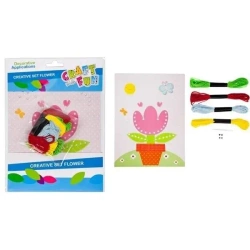 Craft with Fun Zestaw kreatywny Kwiat Pbh 6/144
