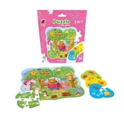 Puzzle 2w1 Magiczny Las 49el - Roter Kafer