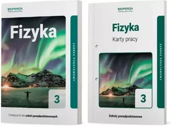 Fizyka 3 Podręcznik Karty pracy Podstawowy Operon - Adam Ogaza