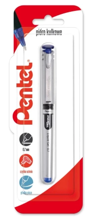 Pióro kulkowe 0,7 mm EnerGel BL17 niebieski 1 szt. - PENTEL
