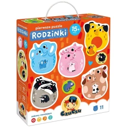 CzuCzu Pierwsze puzzle Rodzinki 15m+ - Bright Junior Media
