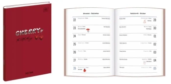 Kalendarz szkolny 2025/2026 B6 48 Cherry - INTERDRUK