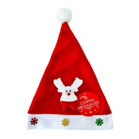 Czapka mikołaja led Renifer - MCD