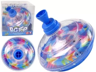 Bączek do kręcenia z diodami i muzyką - Leantoys