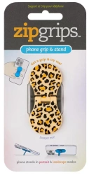 ZipGrip uchwyt na palce do telefonu Skóra lampart - Thinking Gifts