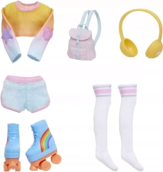 Rainbow High Fashion zestaw Skate Social - stroje