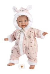 Lalka bobas dziewczynka z miękkim brzuszkiem 31cm - Llorens