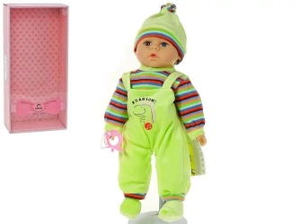 Lalka bobas ze smoczkiem mówi po polsku 35cm - ADAR
