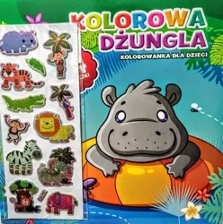 Kolorowa dżungla Hipopotam - Opracowanie zbiorowe