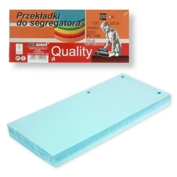 Przekładki do segregatora 100szt blue - Penword