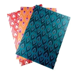 Karton 300g pawie oczy 24x34cm 3 ark MIX - Galeria Hobby