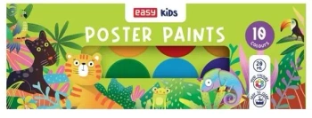 Farby plakatowe 10 kolorów EASY - Easy Stationery