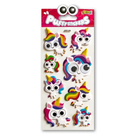 Naklejki puffy Unicorns Eyes - Penmate