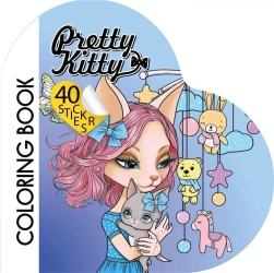 Kolorowanka Curly z naklejkami BR Serce 2211 - Fresh