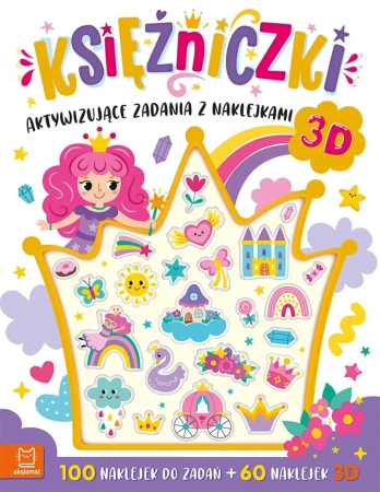 Aktywizujące zadania z naklejkami. Księżniczki - Anna Podgórska