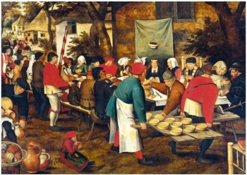 Puzzle 1000 Chłopskie wesele, Brueghel - Bluebird Puzzle