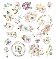 Naklejki boho florals 22szt - Dalprint dpCraft