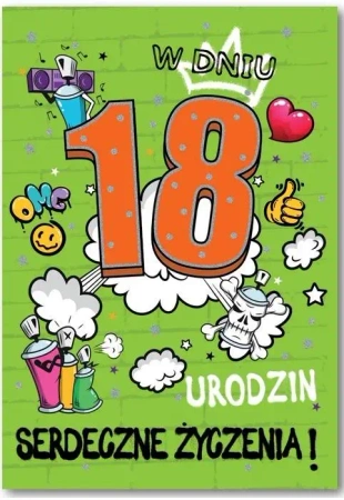 Kartka okolicznościowa 18 - Trend