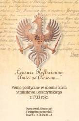 "Censura Reflexionum Amici ad Amicum..." - red. Rafał Niedziela