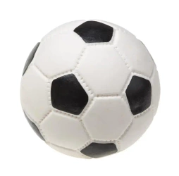 Piłka futbolowa piszcząca (dla psa) 7cm MIX - Nefi