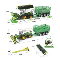 Zestaw kombajnów z przyczepą - TOYS Paweł Wojda