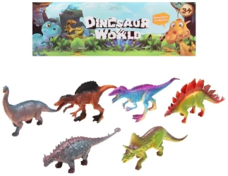 Zestaw dinozaurów 6szt - Triada