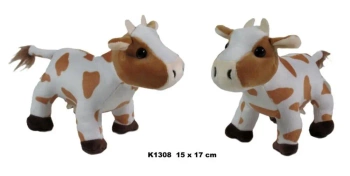 Krowa brązowe łaty 17cm - Sun-Day