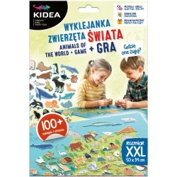 Gdzie oni żyją? Zwierzęta świata + gra KIDEA - DERFORM